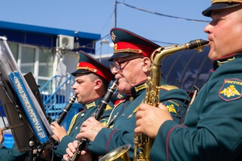 Концерт военного оркестра Южно-Сахалинского гарнизона